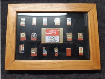 UNIK SAMLING OS/COCACOLA PINS I RAM