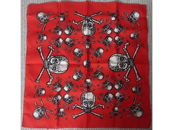 Skulls and Bones flagga väggprydnad 50 x 50cm