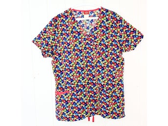 Färgglad Dickies Blus med fickor Storlek L