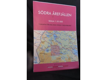Turkarta, Södra Årefjällen Skala 1:50 000,METRIA