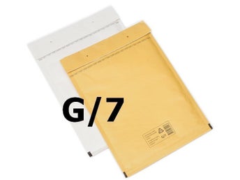 400 stk. 240x340mm (G7) BRUNA BUBBELKUVERT-VADDERADE KUVERT- FRI FRAKT