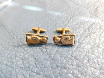 Trosa Robbert Eric Scott Robbert Vintage Brons Manschettknappar