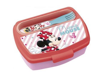 Matlåda Lunchbox Mimmi Pigg Disney med bestick