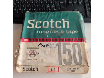 Scotch 150 Magnetic Tape 18 cm 540 m, otestat