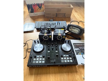 DJ-paket med Traktor Kontrol, Beamz-lasrar och DMX-konsol