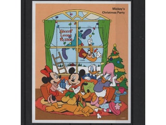 Sierra Leone 1995 Disney Gänget firar jul 2v i 2 block