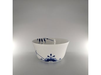 Royal Copenhagen Blå Mega Riflet Termoskål (16,5 cm / 85 cl)