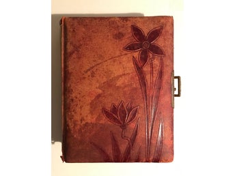Gammalt fotoalbum med 84 st kabinett/Ateljefoton, från Öland, ca år 1880/90 tal