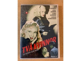 TVÅ KVINNOR (1947) NY inplastad DVD, Eva Dahlbeck, Cecile Ossbahr, Film-Noir