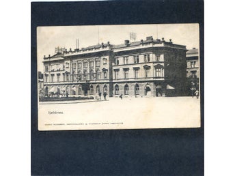 Större byggnad i Karlskrona Förlag Andersson Stockholm stämplat GLUMSLÖF 1904