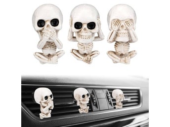 3 Halloween Skallar För Bilar