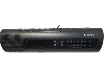 Vintage Sony ICF-C760 FM/AM Klockradio Clock Radio Dual Alarm