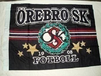 10 st flaggor ÖSK, Örebro Sportklubb.