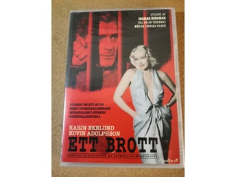ETT BROTT (1940) NY inplastad DVD, Svensk films första kriminalfilm, Studio S