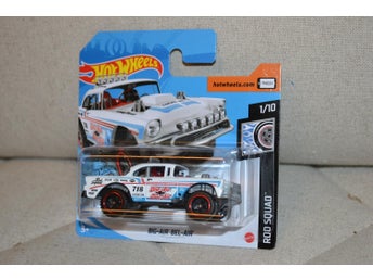 Big-Air Bel-Air Vit 1:64 Hot Wheels 2020 7cm Ny