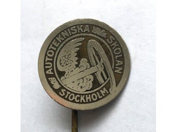 Autotekniska skolan Stockholm Automobil Bilskola Gammalt märke