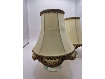 Fyra retro lampskärmar
