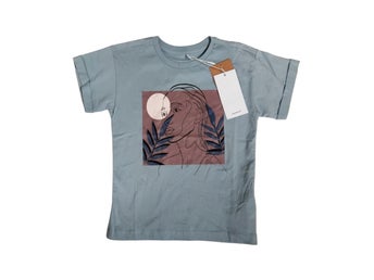 Namn Det blå t-shirt, storlek 116