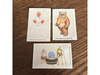 Star Wars samlarkort från 1983 Stjärnornas krig