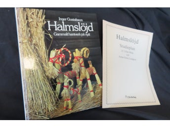 Halmslöjd av Inger Gustafsson,HALMSLÖJD,HALM,JUL