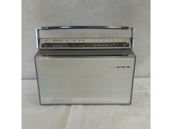 Retro Vintage Dux bärbar radio med skivspelare