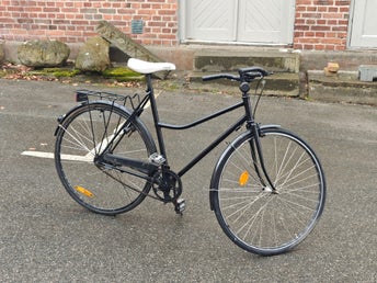 Svart matt cykel