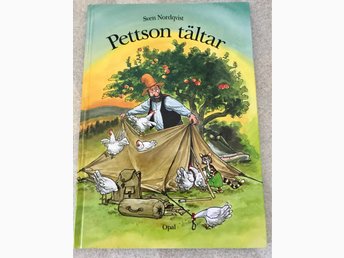 BARNBOK Sven Nordqvist Pettson tältar Pet.. (415644821 BARNBOK Sven Nordqvist Pettson tältar Pet.. (415644821