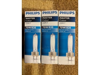 Philips Master Colour CDM-T 70W/830 G12 , 3 Sty.. | Køb på Tradera