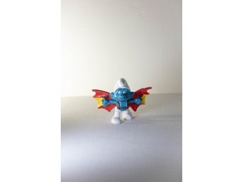 Smurf med vingar figur, år 1978