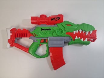 NERF DinoSquad Rex-Rampage - halvautomatisk dartblaster