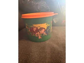 Vintage Tupperware Disney Tarzan-skål med lock (Retro 1999)