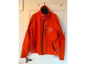 Helly Hansen orange jacka, storlek L