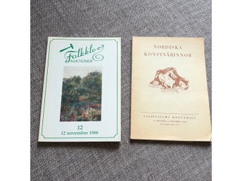 Svenska konst- och auktionskataloger (Liljevalchs 1948 & Falkkloo 1988)