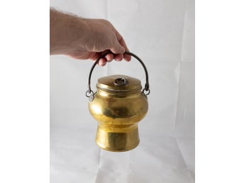Bulkruka mässingsfärgad - Bulkärl - Vintage