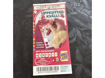 Bingolott 2005-12-23 helt ospelad lott~Samlare