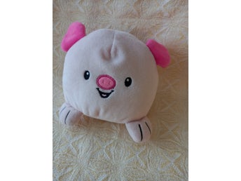 2 gusedjur mjuk gris 16x16cm squiskmallows plush +Brio anka