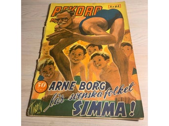 Tidningen Rekord Rekordmagasinet 1948 nr 24 - (baksidan saknas)