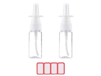 20 ML Påfyllningsbara Nässprayflaskor (Pack-2)