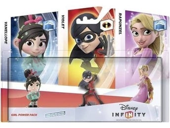 Disney Infinity Girl Power Pack med Vanellope, Violet och Rapunzel
