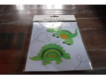 Mini creative kit, pyssla fram dinosaurier