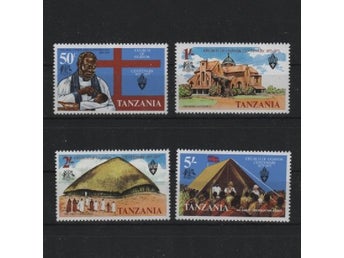 Tanzania 1977 Kyrkan i Uganda 100 år 4v