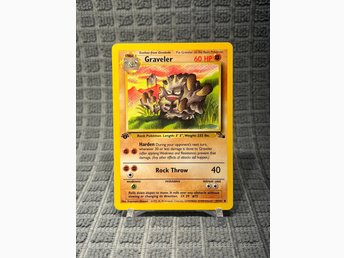 Graveler [1st Edition] 37/62 Pokemon Fossil | Kp p Tradera (727265780)