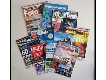 Samling av Fototidningar: Foto, Digitalfoto för alla, Allt om Canon