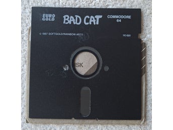 Bad Cat (Rainbow Arts - Eurogold) Lös Disk ->TESTAD<- Commodore 64