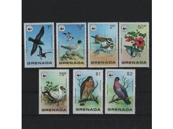 Grenada 1979 Fåglar 7v WWF