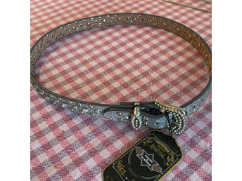 Hattband glitter silver bling cowboy