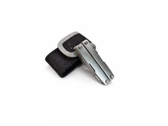 10 st multiverktyg i Gun Metal-finish med egna fodral – nya