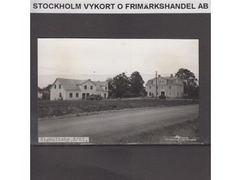 Älghultsby - Lastbil Bensinpump vid hotellet, förlaga till vykort från A&C