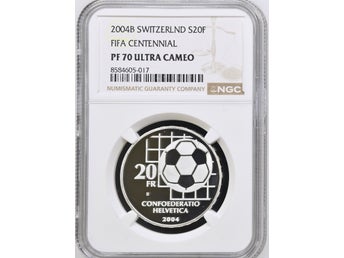 2004 Schweiz FIFA Centennial PF 70 Ultra Cameo/ TOP POP!!!