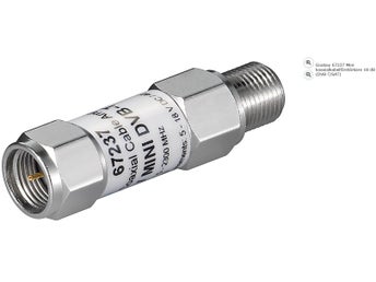Goobay 67237 Mini koaxialkabelförstärkare 18 dB (DVB-T/SAT)